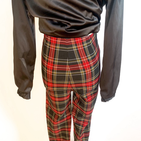 Zara Plaid Pants - Size US S - Picture 3 of 4